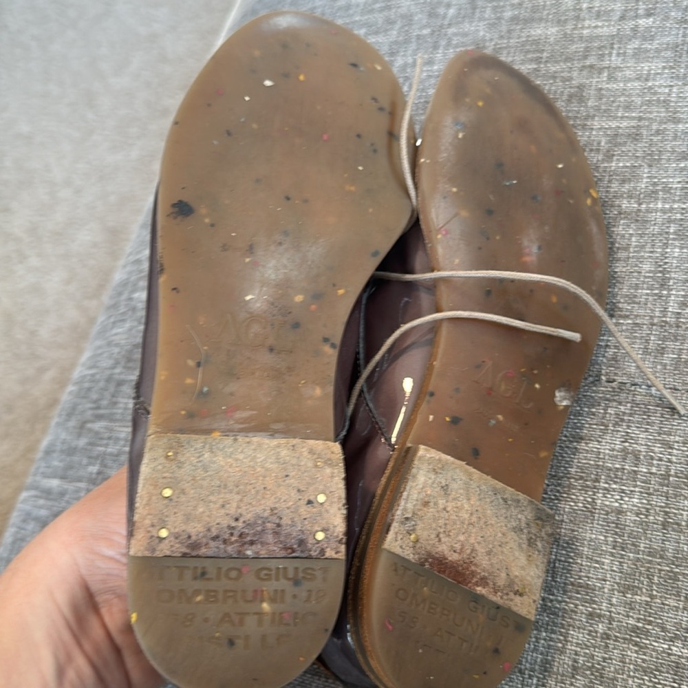 AGL Attilio Guiste Leombruni  made in Italy Sz 7 loafers - Picture 6 of 7